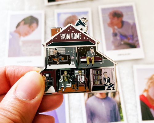 Load image into Gallery viewer, From Home - Haechan, Doyoung, Taeil, Yuta, Chenle, Renjun, Kun - K-Pop (NCT U) Inspired Enamel Pin
