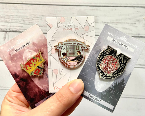 Load image into Gallery viewer, Mystery Random Pin Pack - Pack of 3 Mystery Pins - Bookish, TV/Movie. Kpop, Random
