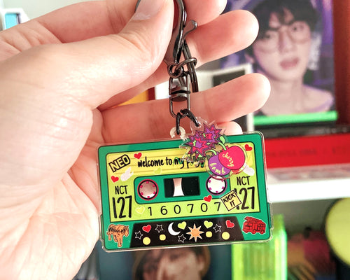 Load image into Gallery viewer, Nct 127 mixtape inspired acrylic keyring
