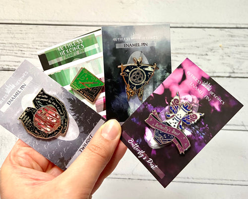 Load image into Gallery viewer, Mystery Random Pin Pack - Pack of 3 Mystery Pins - Bookish, TV/Movie. Kpop, Random
