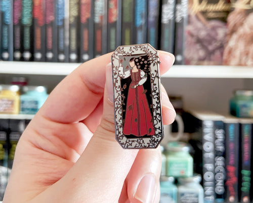 Load image into Gallery viewer, Snow White - Brothers Grimm Inspired - Bookish Enamel Pin
