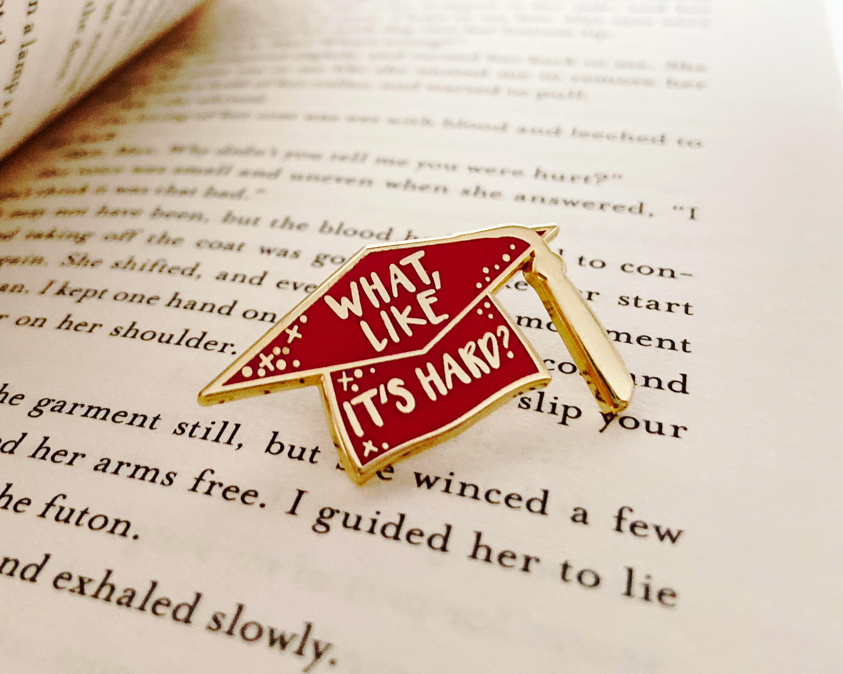 What, like it's hard? - Legally Blonde Inspired - Movie / Musical Enamel Pin