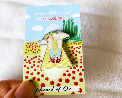 Load image into Gallery viewer, Wizard of Oz Inspired Bookish / Movie / Wicked Musical Enamel Pin
