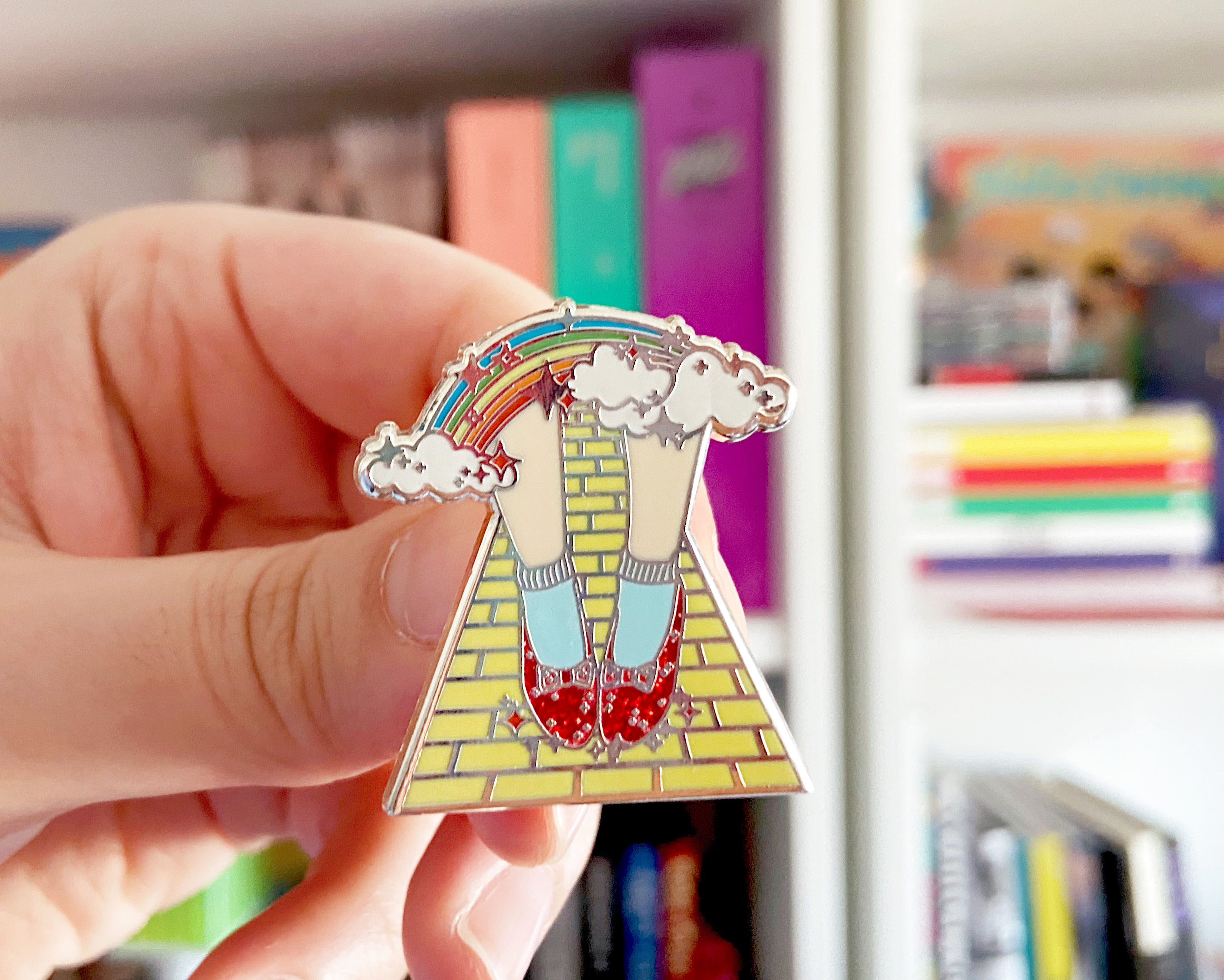 Wizard of Oz Inspired Bookish / Movie / Wicked Musical Enamel Pin